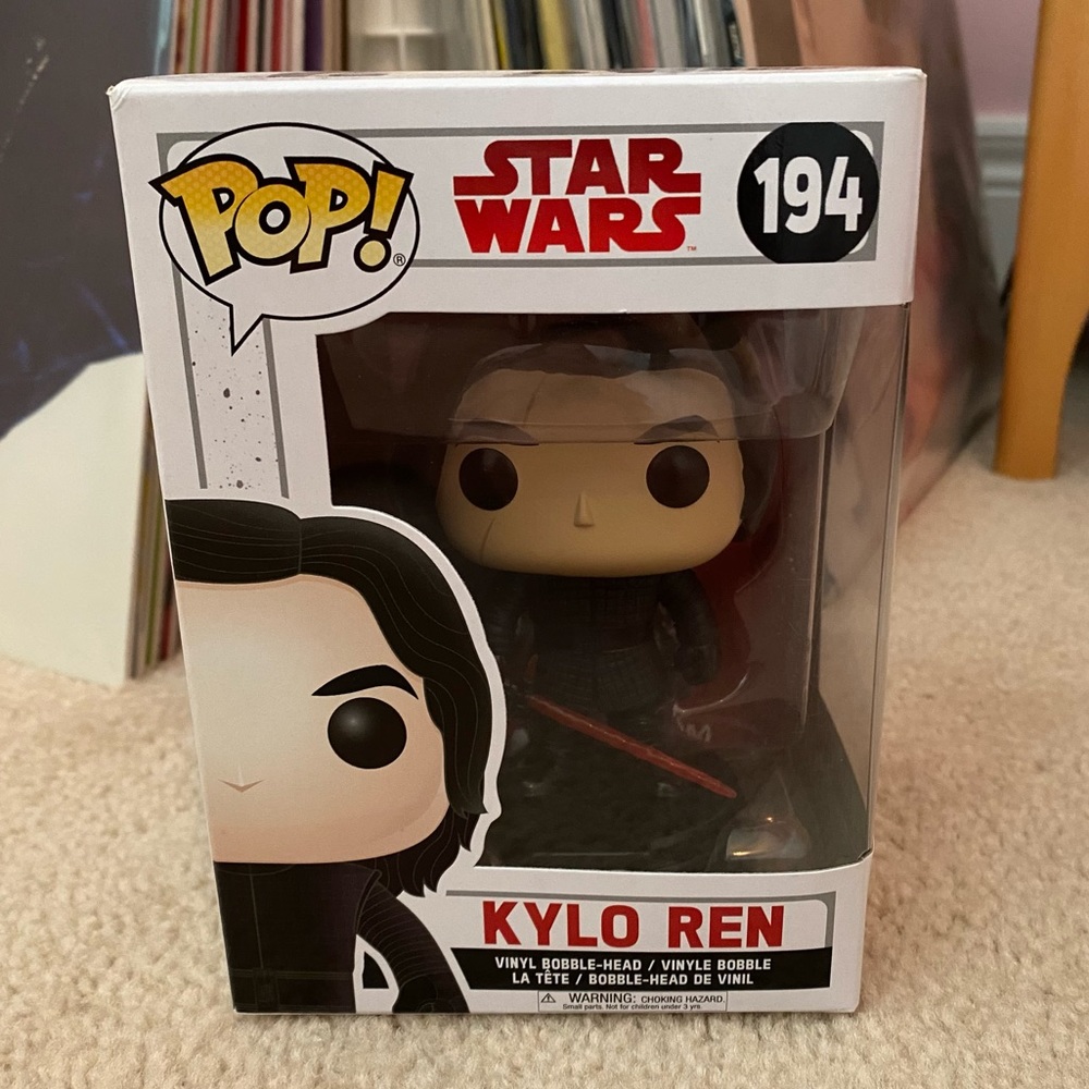 NIB NRFB star wars: the last jedi kylo ren funko pop bobble head